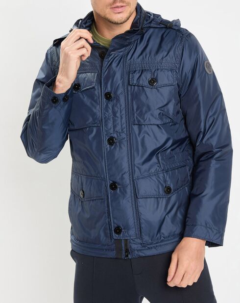 Veste en micro ripstop bleue