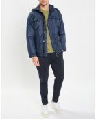 Veste en micro ripstop bleue
