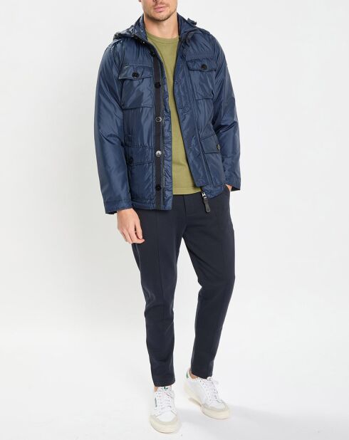 Veste en micro ripstop bleue