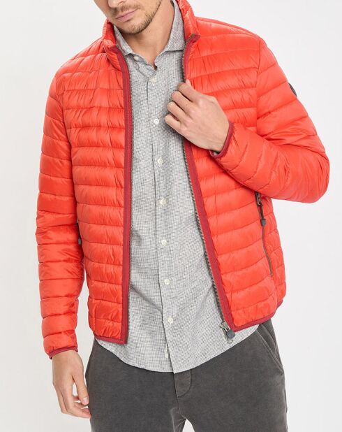 Doudoune light manches longues rouge