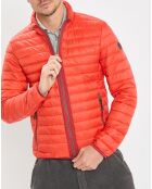 Doudoune light manches longues rouge