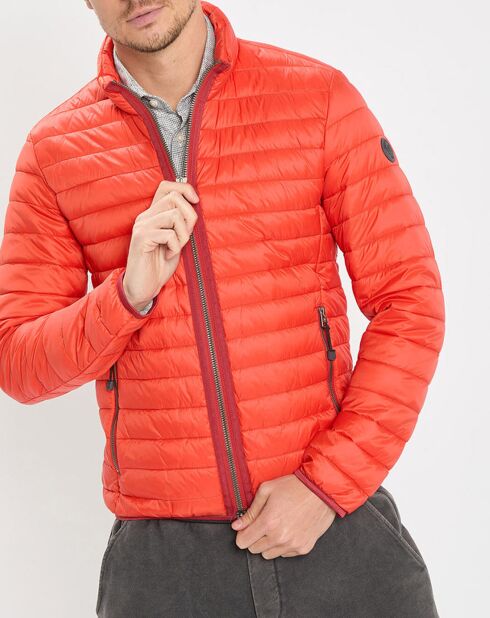 Doudoune light manches longues rouge