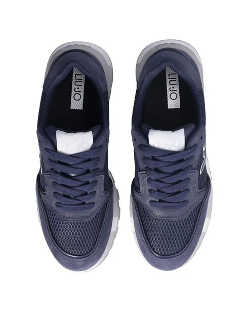 Sneakers Amazing en Cuir bleues