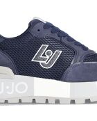 Sneakers Amazing en Cuir bleues