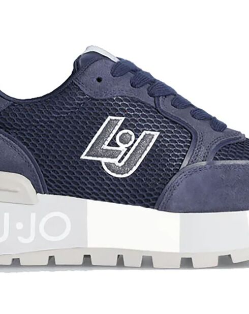 Sneakers Amazing en Cuir bleues