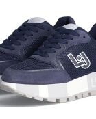 Sneakers Amazing en Cuir bleues