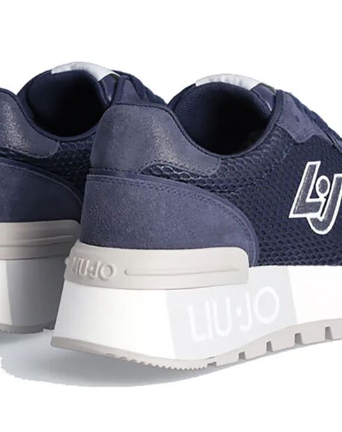 Sneakers Amazing en Cuir bleues