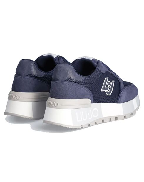 Sneakers Amazing en Cuir bleues