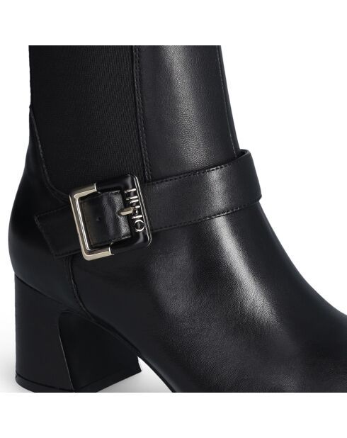 Bottines Babi en Cuir noires