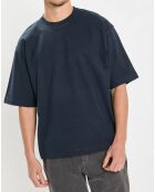 T-Shirt manches courtes Col Rd Oversize bleu marine