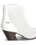 Bottines Belinda en Cuir blanches
