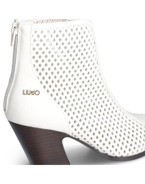 Bottines Belinda en Cuir blanches