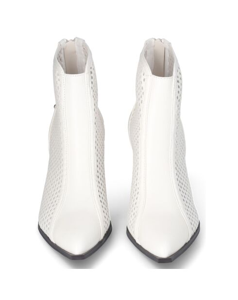 Bottines Belinda en Cuir blanches