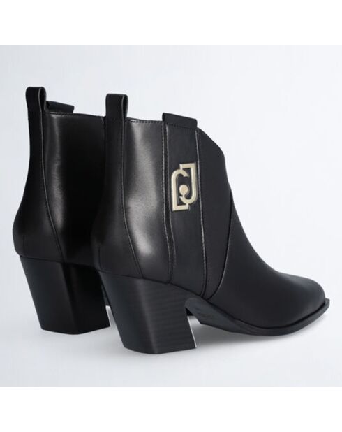 Bottines Belinda en Cuir noires