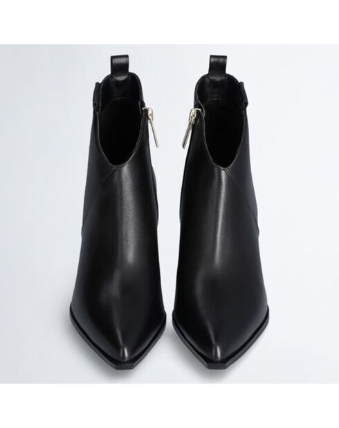 Bottines Belinda en Cuir noires