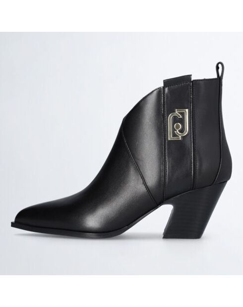 Bottines Belinda en Cuir noires