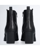 Bottines Belinda en Cuir noires