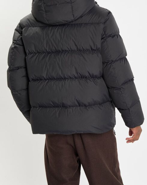 Doudoune courte à capuche Puffer noire