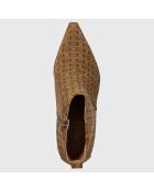 Bottines Belinda en Cuir marron