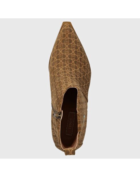 Bottines Belinda en Cuir marron