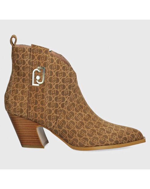 Bottines Belinda en Cuir marron