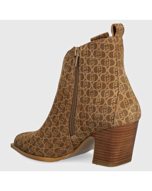 Bottines Belinda en Cuir marron