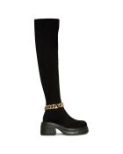 Bottes Carrie  noires - Talon 6 cm