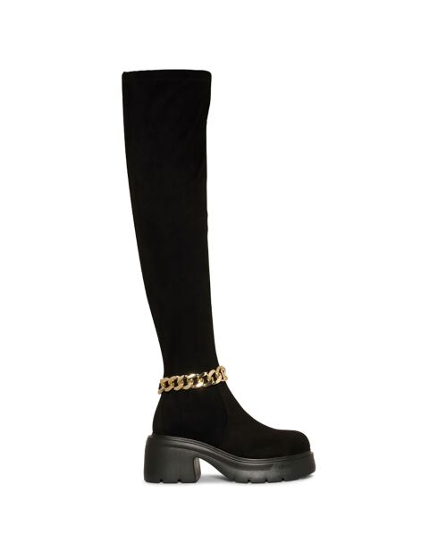 Bottes Carrie  noires - Talon 6 cm