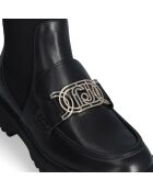 Mocassins Cora en Cuir noirs - Talon 4.5 cm