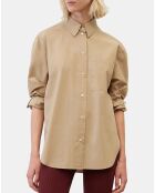 Chemise boyfriend beige