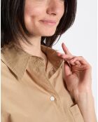 Chemise boyfriend beige