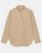 Chemise boyfriend beige