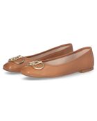 Ballerines Dafne en Cuir noisette