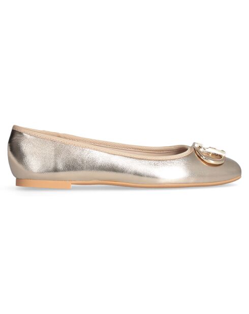 Ballerines Dafne en Cuir dorées