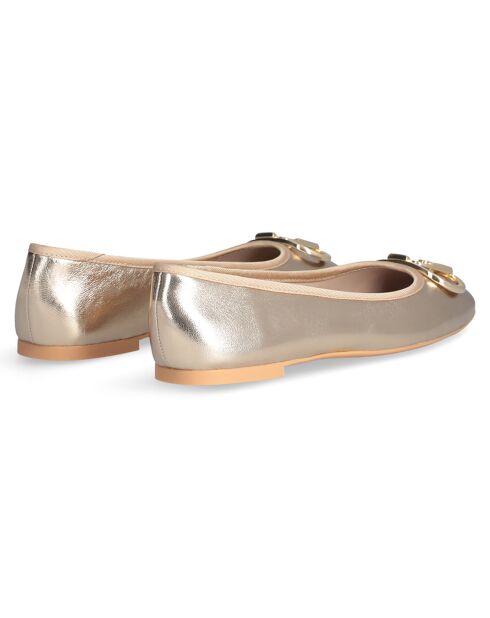 Ballerines Dafne en Cuir dorées