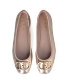 Ballerines Dafne en Cuir dorées