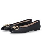 Ballerines Dafne en Cuir noires