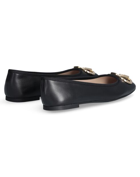 Ballerines Dafne en Cuir noires