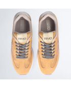 Sneakers Dreamy en Cuir oranges