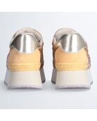 Sneakers Dreamy en Cuir oranges