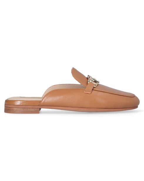 Mules Emel en Cuir noisette