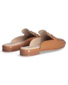 Mules Emel en Cuir noisette