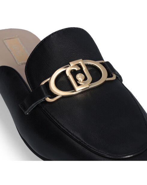 Mules Emel en Cuir noires