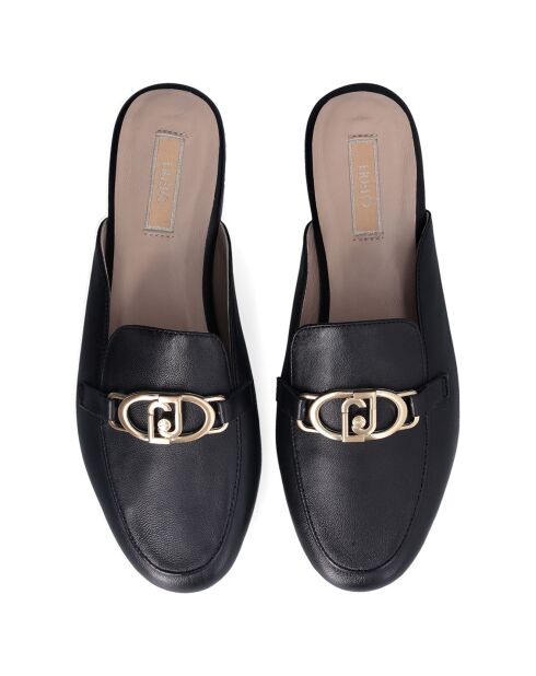 Mules Emel en Cuir noires