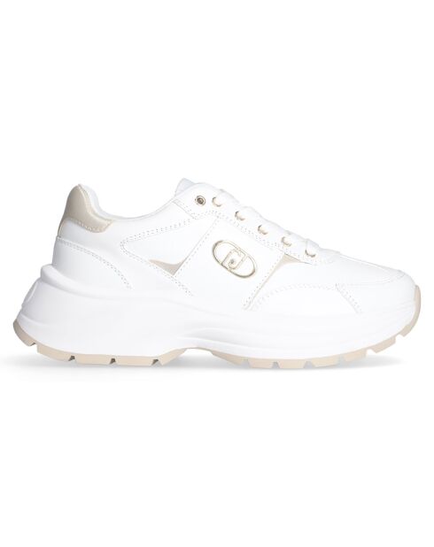 Sneakers Eva en Cuir blanches