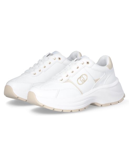 Sneakers Eva en Cuir blanches