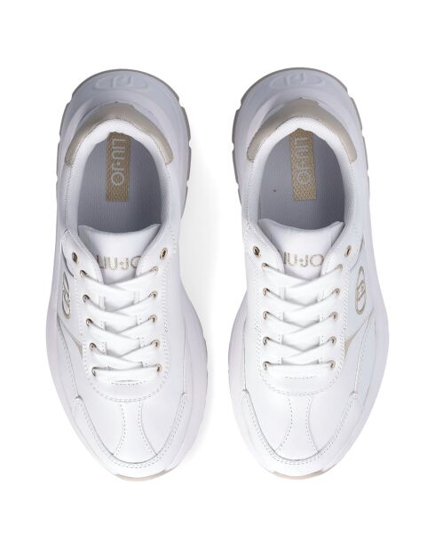 Sneakers Eva en Cuir blanches