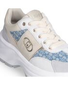 Sneakers Eva en Cuir denim