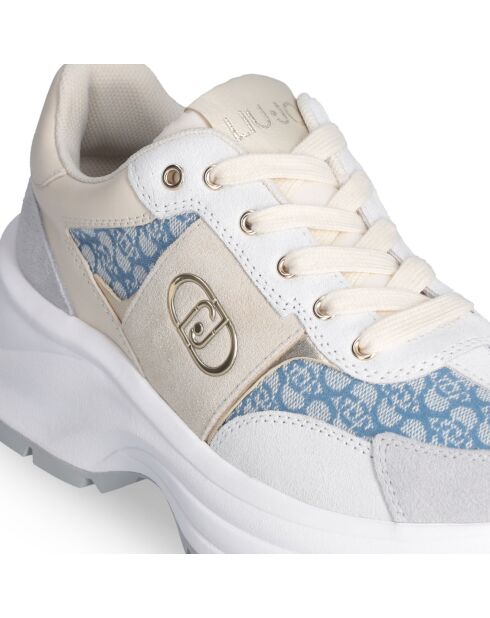 Sneakers Eva en Cuir denim