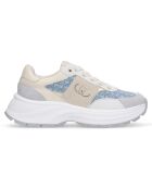 Sneakers Eva en Cuir denim